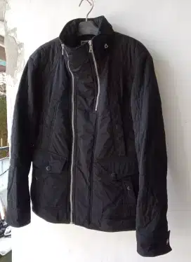 GUESS Canvas Fuffer Full ZippHood Raider Style Jacket Made in VIETNAM