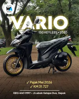 Kredit/Cash Honda Vario 150 Keyless Tahun 2020