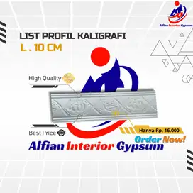 List Profil Gypsum Kaligrafi 10 cm
