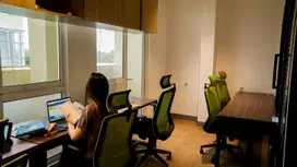 PRIVATE OFFICE Full furnished kapasitas 3-5 pax di Gading serpong