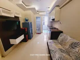 DISEWAKAN MURAH APARTEMEN GADING NIAS 1 KMR FURNISH BULANAN TAHUNAN