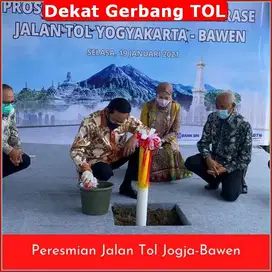 Dekat HYATT dan Gerbang TOL, Tanah Dijual Jogja, SIAP B Balik Nama