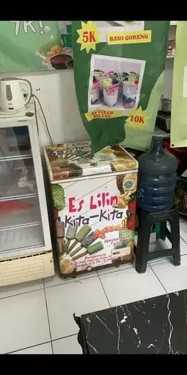 Freezer bekas 100ltr