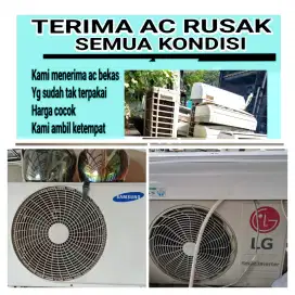 Terima ac bekas rusak