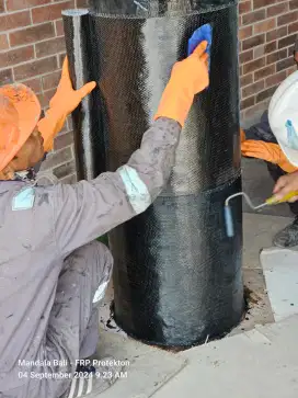 Ahli Perkuatan Struktur Beton, CarbonWrap Carbon FRP, Jacketing Kolom