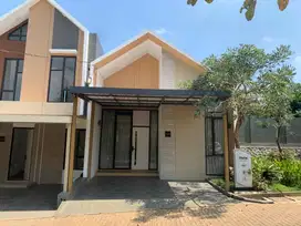 rumah MURAH skandinavia 5 menit ke stasiun DP 0% FREE allin akad