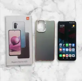 Redmi note 10S NFC fullset 8+5/128 nego/tt