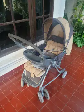 Stroller Anak Kereta Dorong Bayi Preloved Babydoes Baby Wagon Ayunan