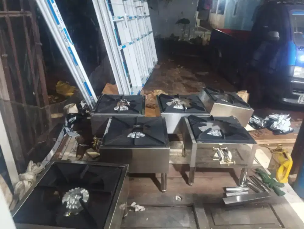 Peralatan kitchen set bahan stainless steel
