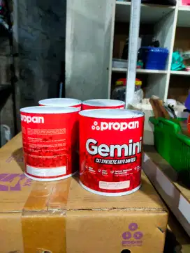 Cat  Kayu dan Besi propan Gemini