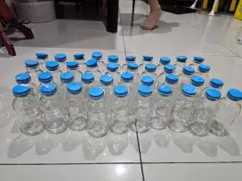 Botol kaca asi BKA mix tutup yg abu
