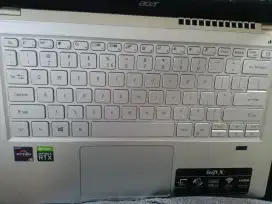Acer Swift X Ryzen5 5600U 16Gb 512Gb RTX 3050 14in 1,5Kg Gaming Ringan