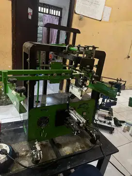 jual mesin sablon cup semi otomatis, gelas sablon, mesin sablon