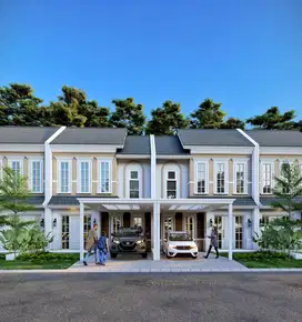 RUMAH 2 LANTAI DESAIN KLASIK DP 0% DEKAT KAWASAN CIBUBUR DAN SENTUL