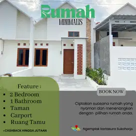 RUMAH DIJUAL KARTASURA MODERN DEKAT KAMPUS UIN