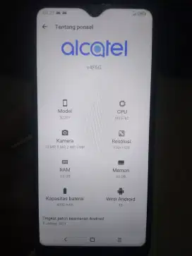 Hp NFC alcatel ram 3GB rom 32GB