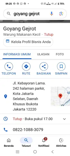 Tahu Gejrot @ Goyang Gejrot Cari Rekan Serius  untuk maju berkembang