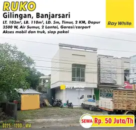 Disewakan Ruko 2 Lantai Bonus Fasum Parkir di Gilingan, Banjarsari