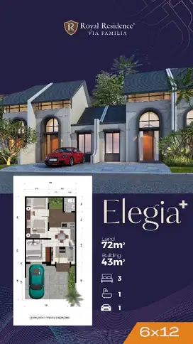 ROYAL RESIDENCE CLUSTER BARU TYPE 72, HARGA 700 JUTA AN