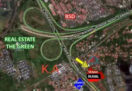 Strategis istimewa dekat Kampus STIKES BSD, stasiun KRL Rawa buntu