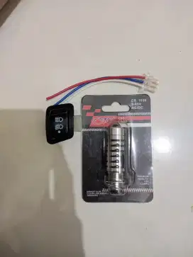jual saklar + lampu LED cr7
