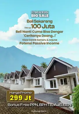 Promo Rumah dijual 299 Jutaan sampai 30 April 2025_karangploso.malang