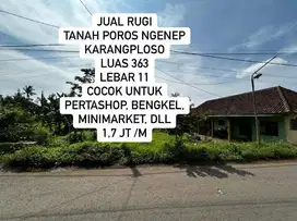 JUAL RUGI TANAH POROS NGENEP KARANGPLOSO MALANG