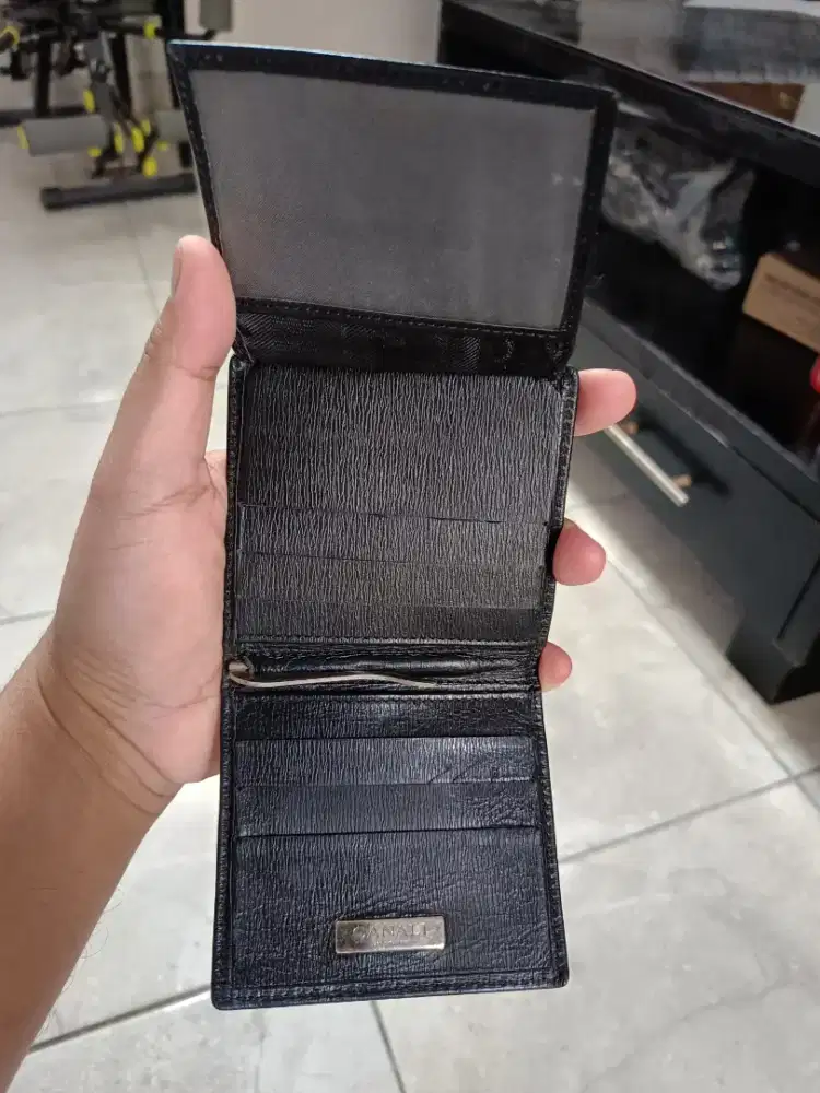 Wallet dompet kartu kulit Canali Made In Italy