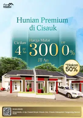 Rumah Siap Huni Dekat Stasiun Cisauk Griya Mulia Cisauk