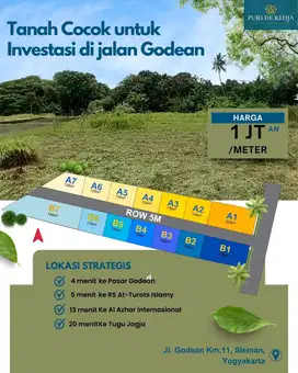 Investasi Properti Tanah Murah di Godean Sleman