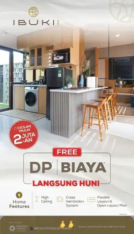 Rumah 2 LT.DP 0% 3 kamar cicilan 2 jtan