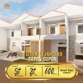 Rumah 2 Lantai di tapos depok
