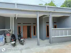 rumah kampung bangunan baru.