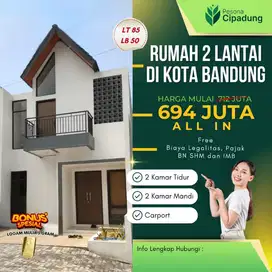 Rumah Baru kota bandung harga 500 jutaan all in