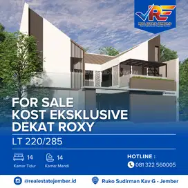 KOST EKSKLUSIVE BARU 14 KAMAR DEKAT ROXY MALL JEMBER