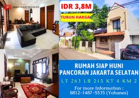 Rumah siap huni Pancoran Jakarta Selatan