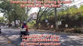 Tanah Murah Jl raya Untung Suropati  Manyaran Kec Semarang Barat
