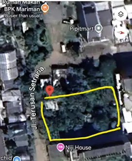 Jual dibawah njop tanah ters setraria, setrasari bandung