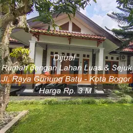 Dijual Segera Hunian Sebenarnya di Bogor Kota.