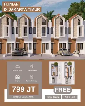 CILANGKAP, JAKARTA TIMUR, RUMAH BARU, DALAM KOMPLEX, HARGA TERBAIK