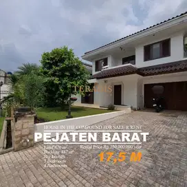 DIJUAL ATAU SEWA RUMAH DI DALAM COMPOUND DI PEJATEN BARAT