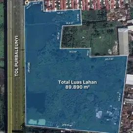 Dijual tanah jalan sapan gedebage Bandung dkt sumarecon