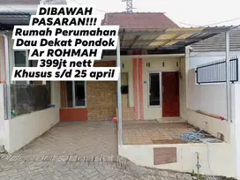 Rumah Dibawah Pasaran Dau Malang Dekat Pondok Ar Rohmah