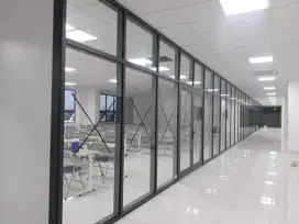 Plafon Gypsum, Plafon pvc, Kusen Alumunium partisi, sekat ruang pintu