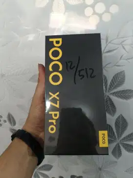poco x7 pro 5G ram 12/512 new