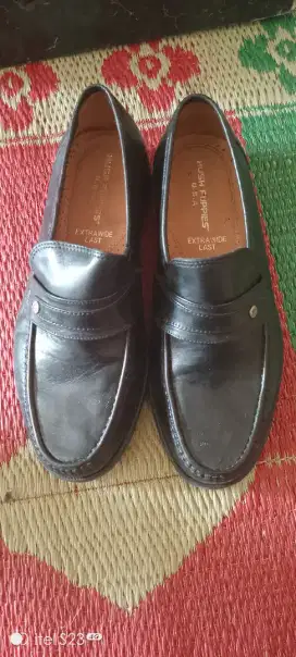 (Sepatu kulit sapi)Fiddler Saddle Loafer In Black, uk41