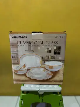 (NEW) Jual Lock n Lock Classic Opal Glass Set 7 Pieces