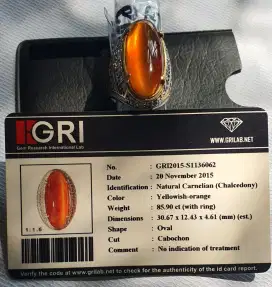 Cincin Batu Kalsedon