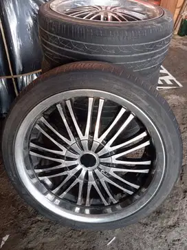 BUC velg+ban ring 17 PCD 4x100 dan 4x114