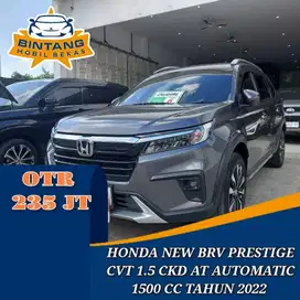 HONDA NEW BRV PRESTIGE 1.5 AT AUTOMATIC 1500 CC BENSIN TAHUN 2022
